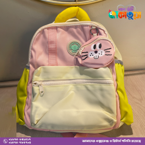Laljhutki Kakatuwa Cotton Canvas Kids School Bag