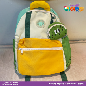Laljhutki Kakatuwa Cotton Canvas Kids School Bag