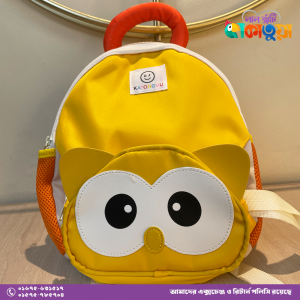 Laljhutki Kakatuwa Cotton Canvas School Bag for Kids