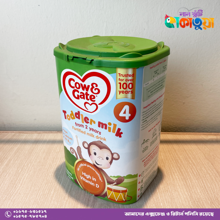 Cow & Gate 4 Toddler Baby Milk Powder Formula – For Toddlers Aged 2–3 Years (800g)