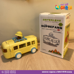 Bus Design Straw Water Bottle for Kids – 500ML